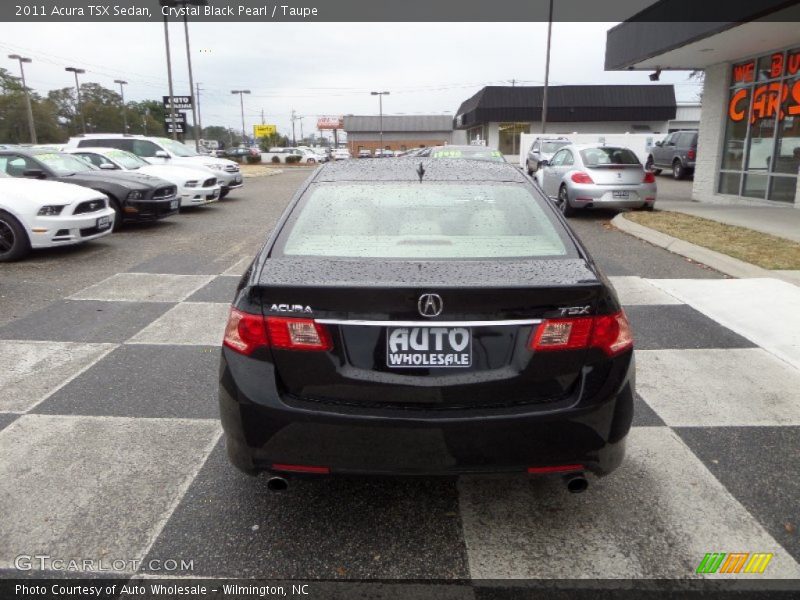 Crystal Black Pearl / Taupe 2011 Acura TSX Sedan