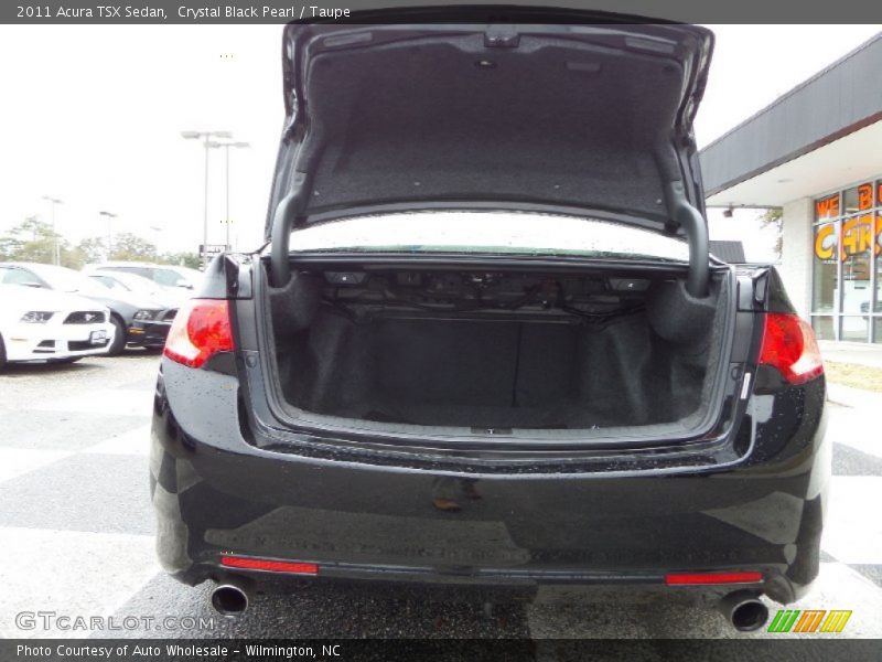 Crystal Black Pearl / Taupe 2011 Acura TSX Sedan