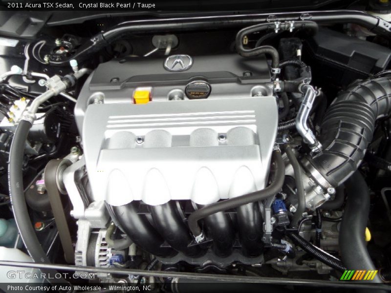 Crystal Black Pearl / Taupe 2011 Acura TSX Sedan