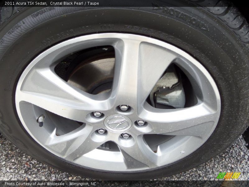 Crystal Black Pearl / Taupe 2011 Acura TSX Sedan