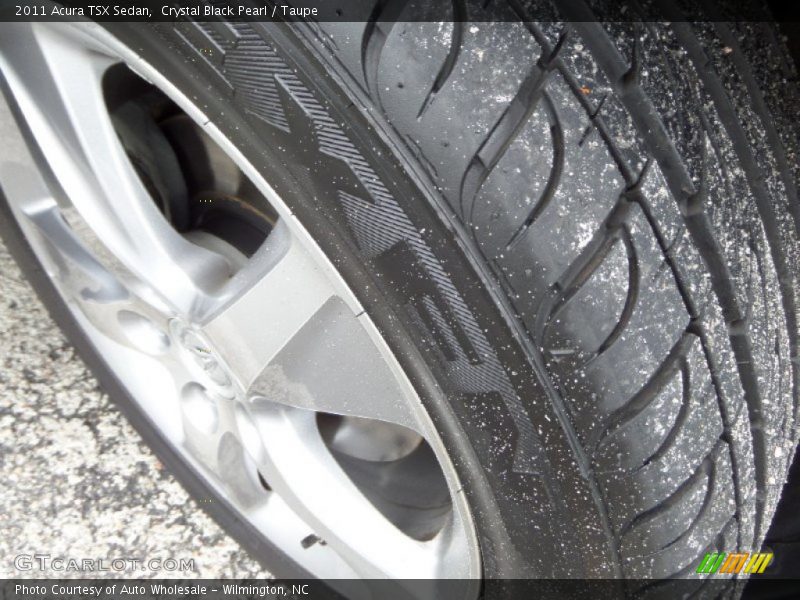 Crystal Black Pearl / Taupe 2011 Acura TSX Sedan