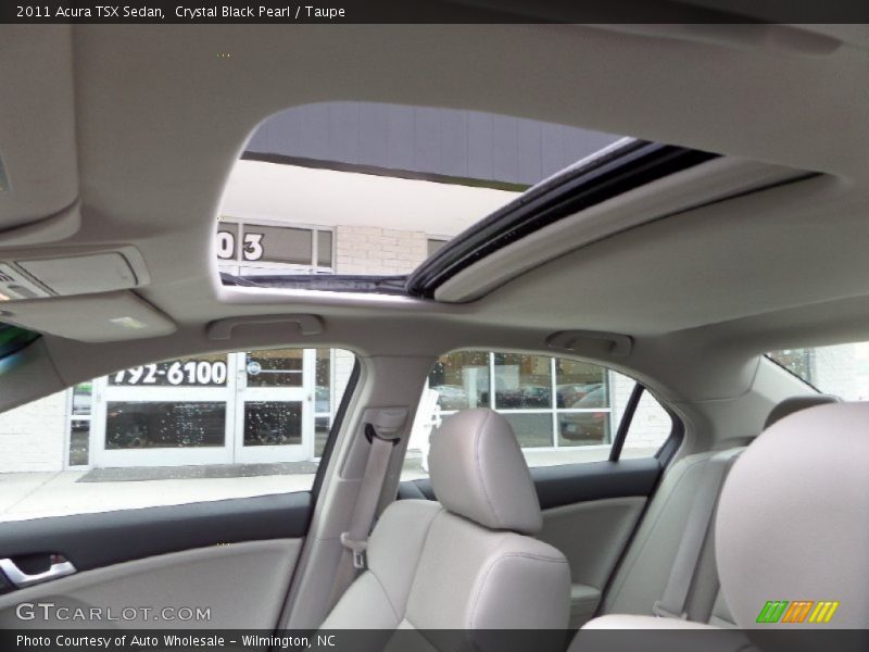 Crystal Black Pearl / Taupe 2011 Acura TSX Sedan