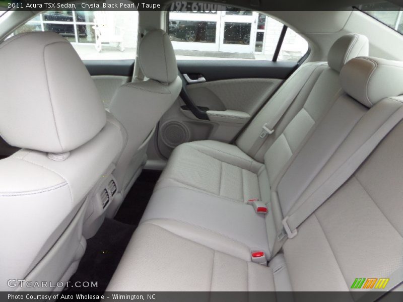Crystal Black Pearl / Taupe 2011 Acura TSX Sedan