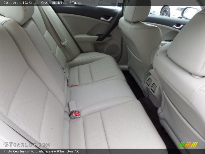 Crystal Black Pearl / Taupe 2011 Acura TSX Sedan
