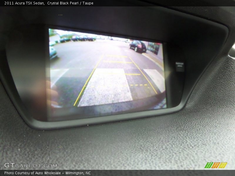 Crystal Black Pearl / Taupe 2011 Acura TSX Sedan