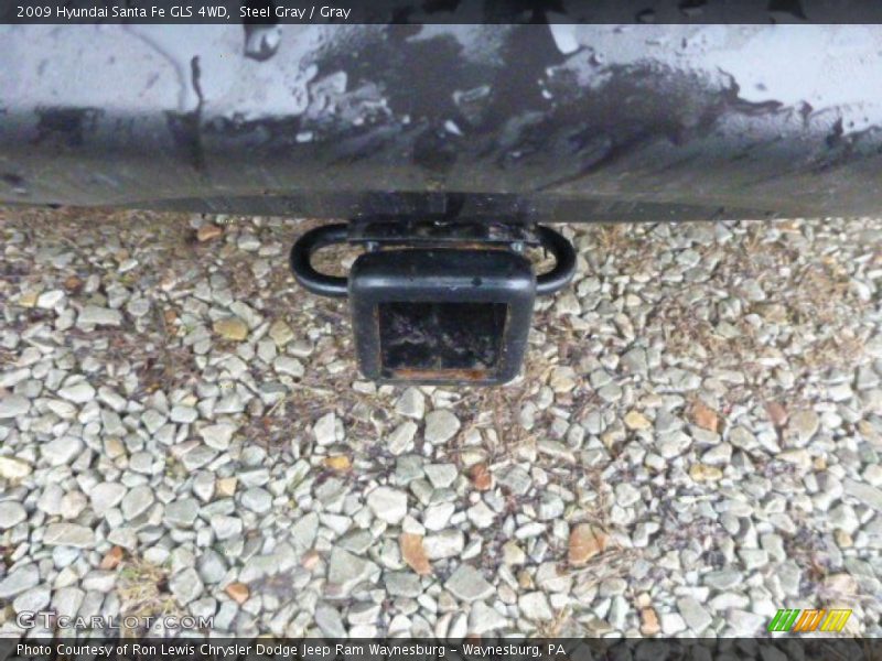 Steel Gray / Gray 2009 Hyundai Santa Fe GLS 4WD