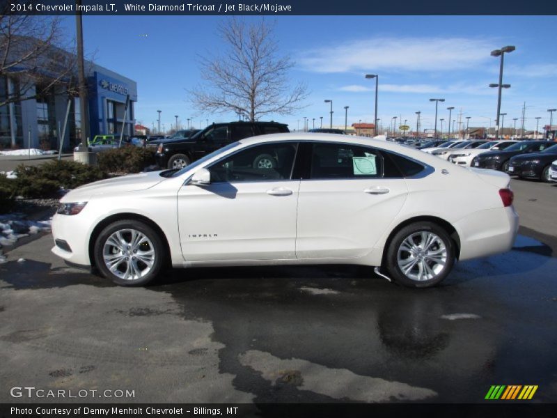 White Diamond Tricoat / Jet Black/Mojave 2014 Chevrolet Impala LT