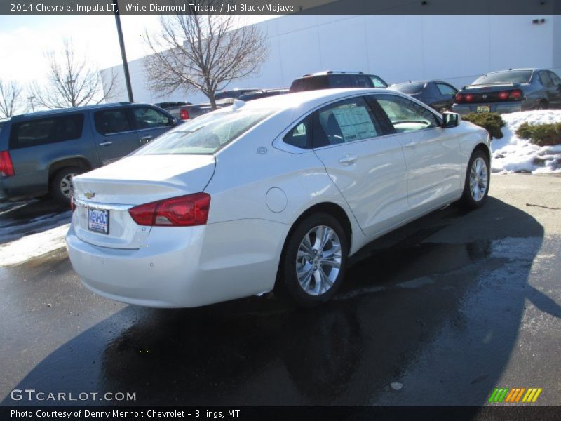 White Diamond Tricoat / Jet Black/Mojave 2014 Chevrolet Impala LT