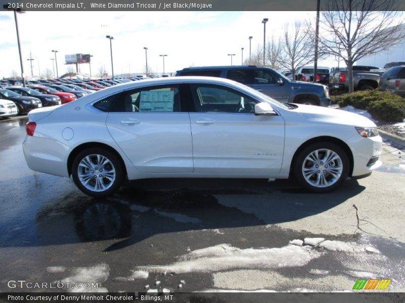 White Diamond Tricoat / Jet Black/Mojave 2014 Chevrolet Impala LT