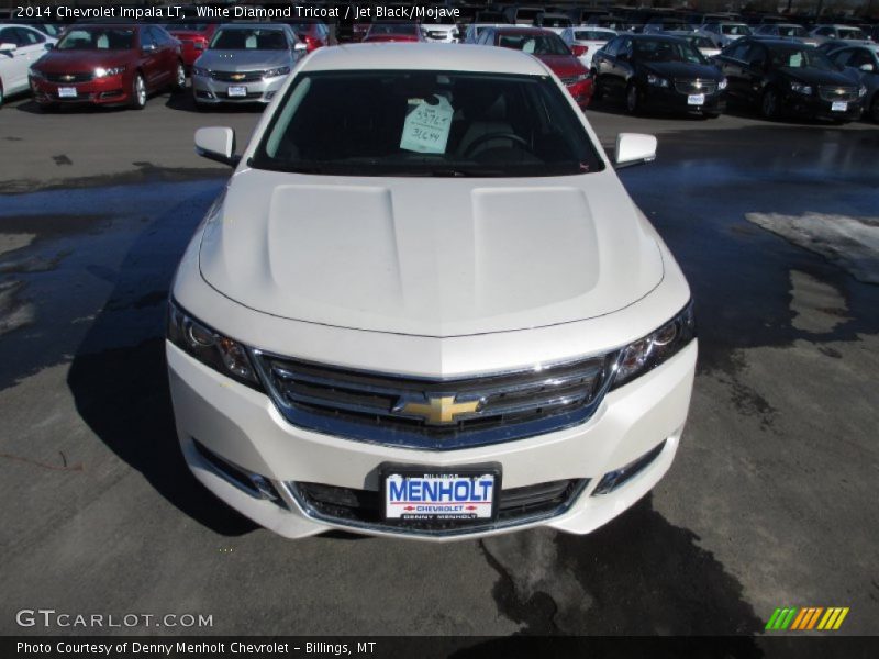 White Diamond Tricoat / Jet Black/Mojave 2014 Chevrolet Impala LT