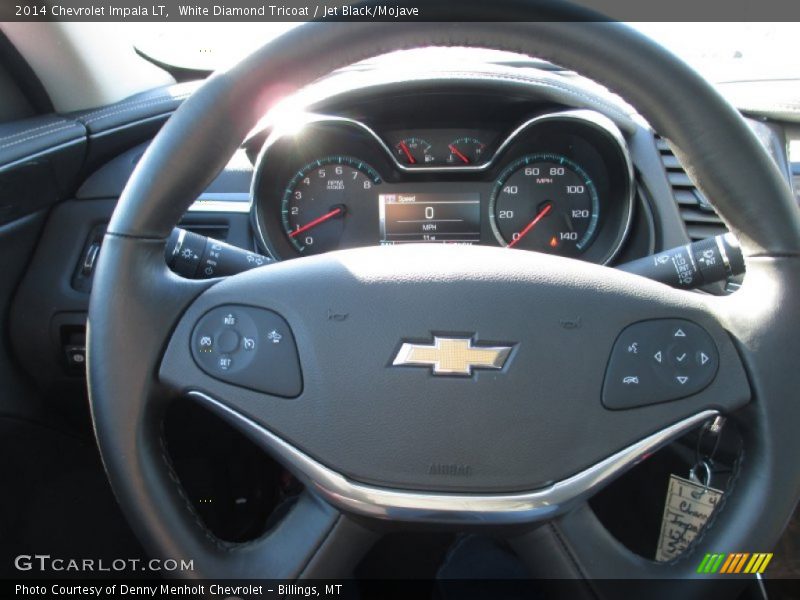 White Diamond Tricoat / Jet Black/Mojave 2014 Chevrolet Impala LT