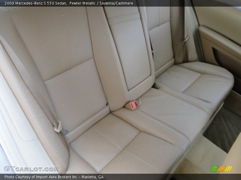 Pewter Metallic / Savanna/Cashmere 2009 Mercedes-Benz S 550 Sedan