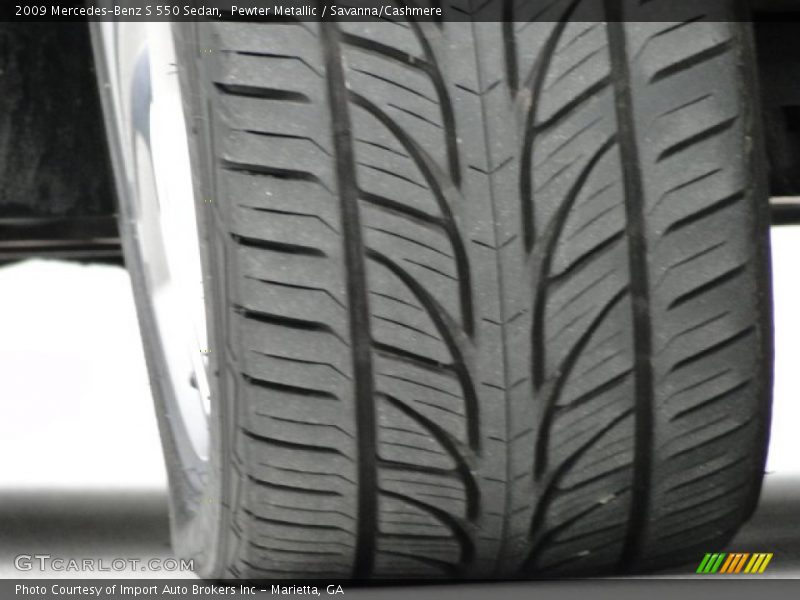 Pewter Metallic / Savanna/Cashmere 2009 Mercedes-Benz S 550 Sedan