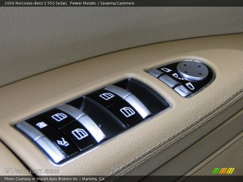 Pewter Metallic / Savanna/Cashmere 2009 Mercedes-Benz S 550 Sedan