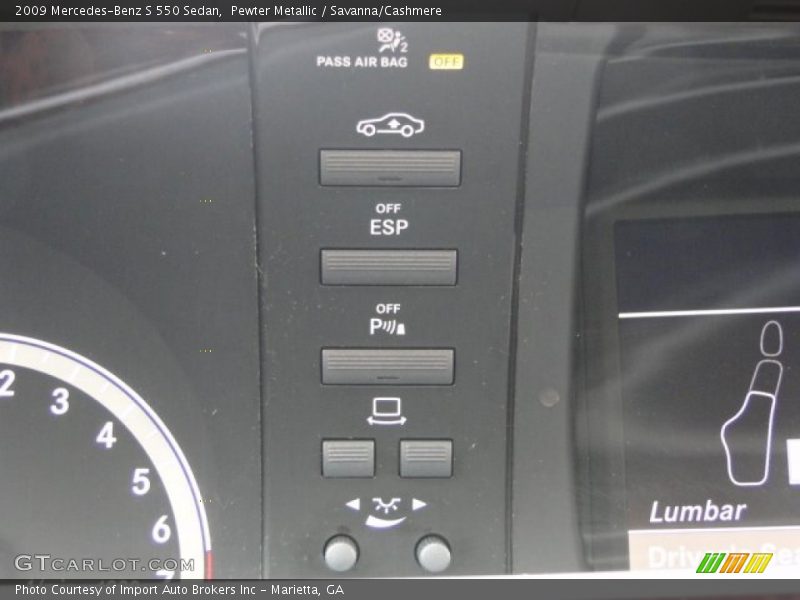 Pewter Metallic / Savanna/Cashmere 2009 Mercedes-Benz S 550 Sedan