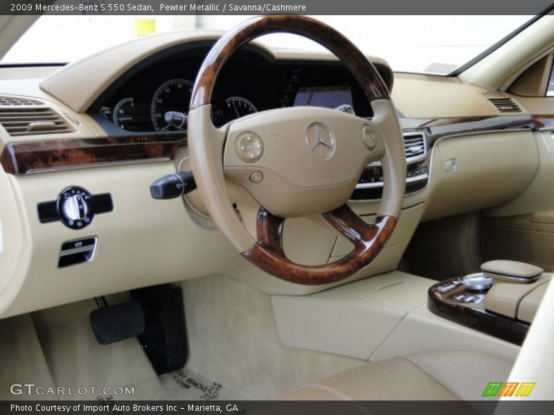 Dashboard of 2009 S 550 Sedan