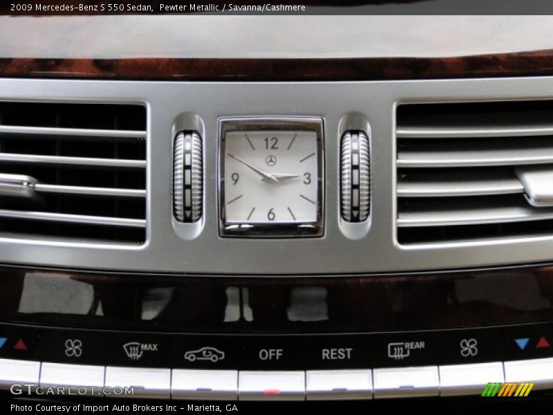 Pewter Metallic / Savanna/Cashmere 2009 Mercedes-Benz S 550 Sedan