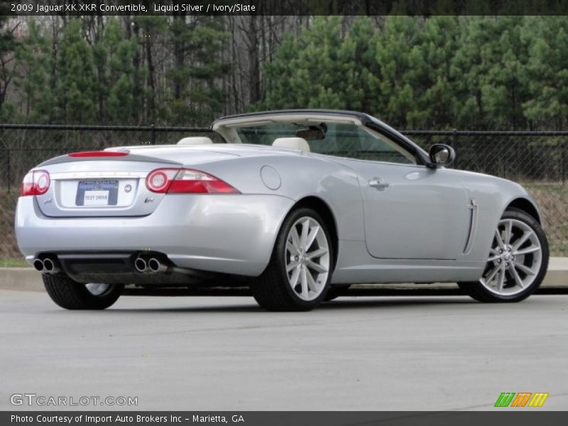 Liquid Silver / Ivory/Slate 2009 Jaguar XK XKR Convertible
