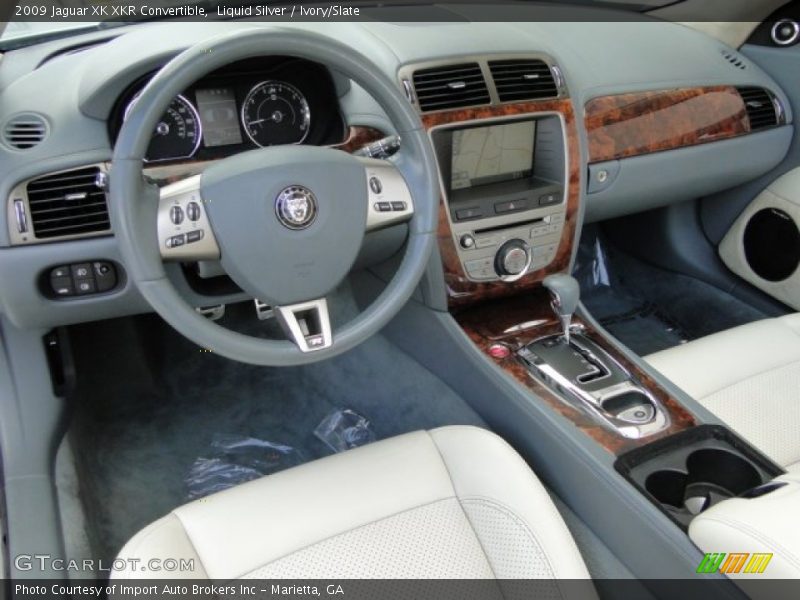 Ivory/Slate Interior - 2009 XK XKR Convertible 
