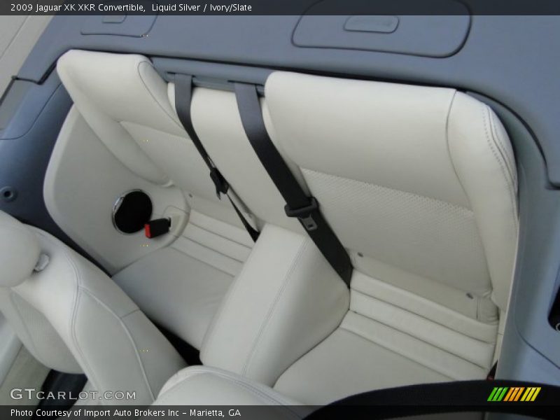Liquid Silver / Ivory/Slate 2009 Jaguar XK XKR Convertible
