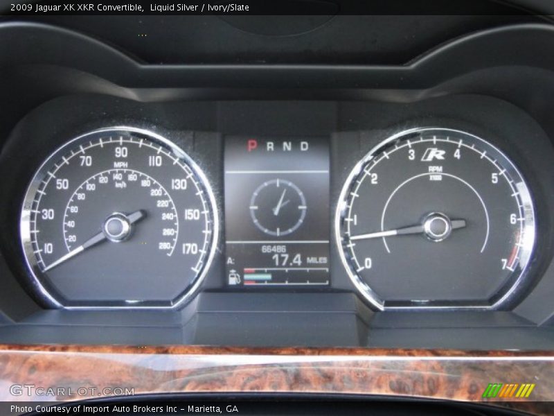 Liquid Silver / Ivory/Slate 2009 Jaguar XK XKR Convertible