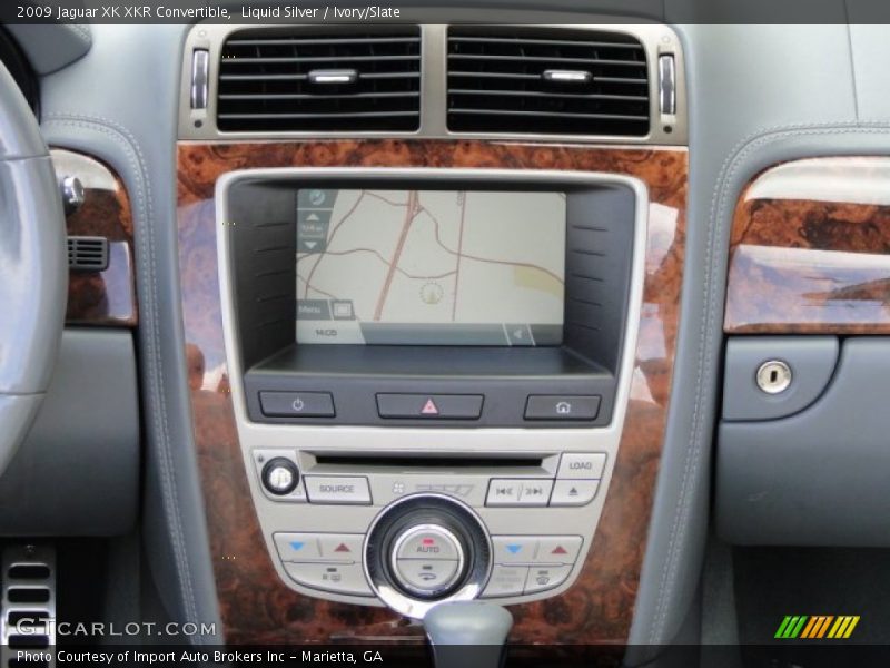Liquid Silver / Ivory/Slate 2009 Jaguar XK XKR Convertible