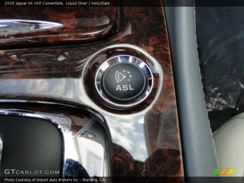 Liquid Silver / Ivory/Slate 2009 Jaguar XK XKR Convertible