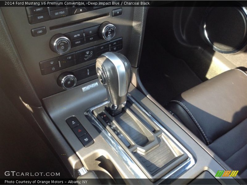 Deep Impact Blue / Charcoal Black 2014 Ford Mustang V6 Premium Convertible