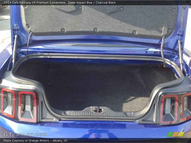 Deep Impact Blue / Charcoal Black 2014 Ford Mustang V6 Premium Convertible