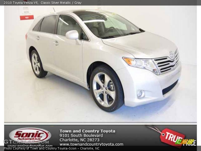 Classic Silver Metallic / Gray 2010 Toyota Venza V6