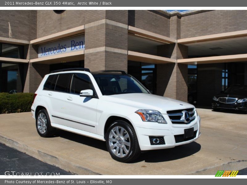 Arctic White / Black 2011 Mercedes-Benz GLK 350 4Matic