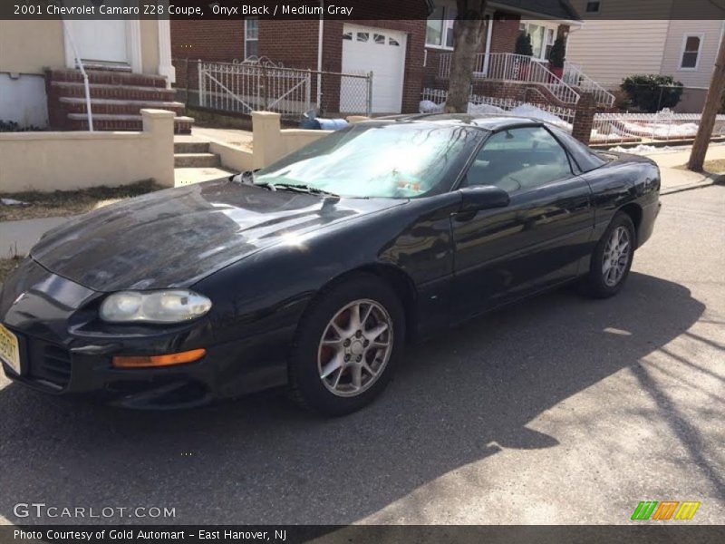 Onyx Black / Medium Gray 2001 Chevrolet Camaro Z28 Coupe