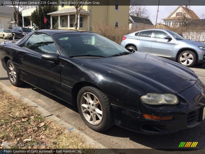 Onyx Black / Medium Gray 2001 Chevrolet Camaro Z28 Coupe