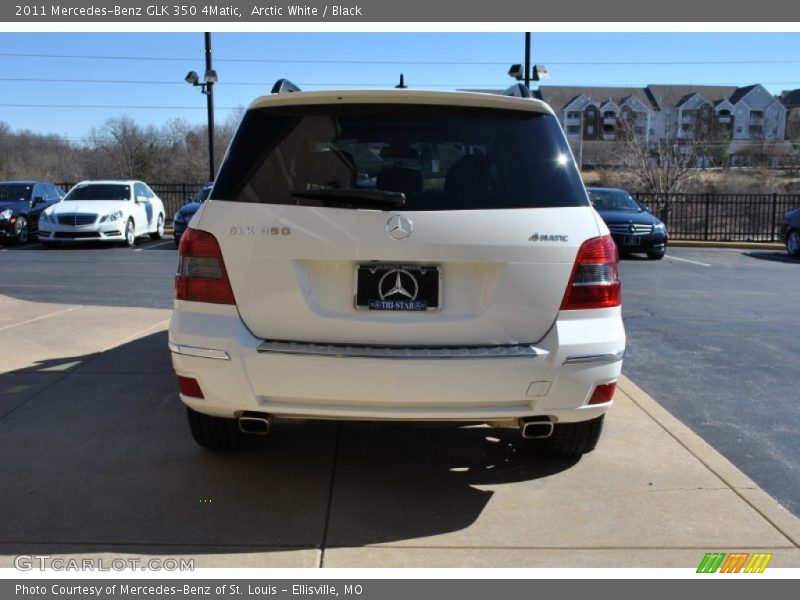 Arctic White / Black 2011 Mercedes-Benz GLK 350 4Matic