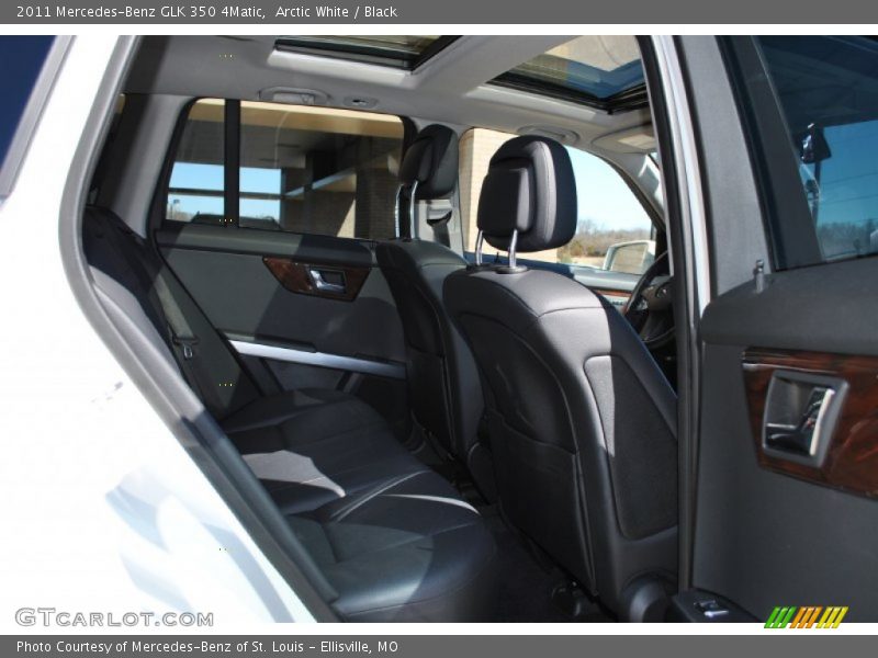 Arctic White / Black 2011 Mercedes-Benz GLK 350 4Matic
