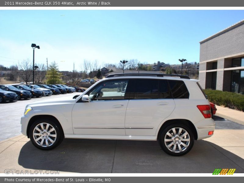 Arctic White / Black 2011 Mercedes-Benz GLK 350 4Matic