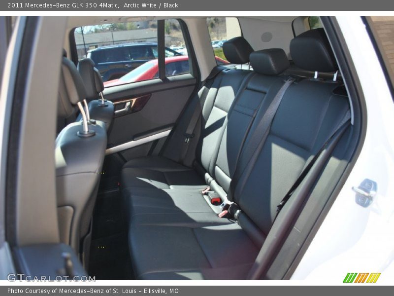 Arctic White / Black 2011 Mercedes-Benz GLK 350 4Matic