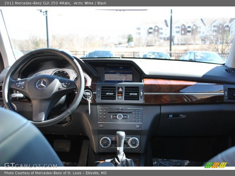 Arctic White / Black 2011 Mercedes-Benz GLK 350 4Matic