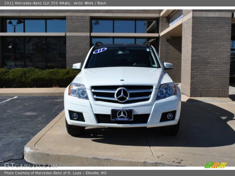 Arctic White / Black 2011 Mercedes-Benz GLK 350 4Matic