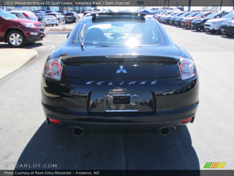 Kalapana Black / Dark Charcoal 2012 Mitsubishi Eclipse GS Sport Coupe