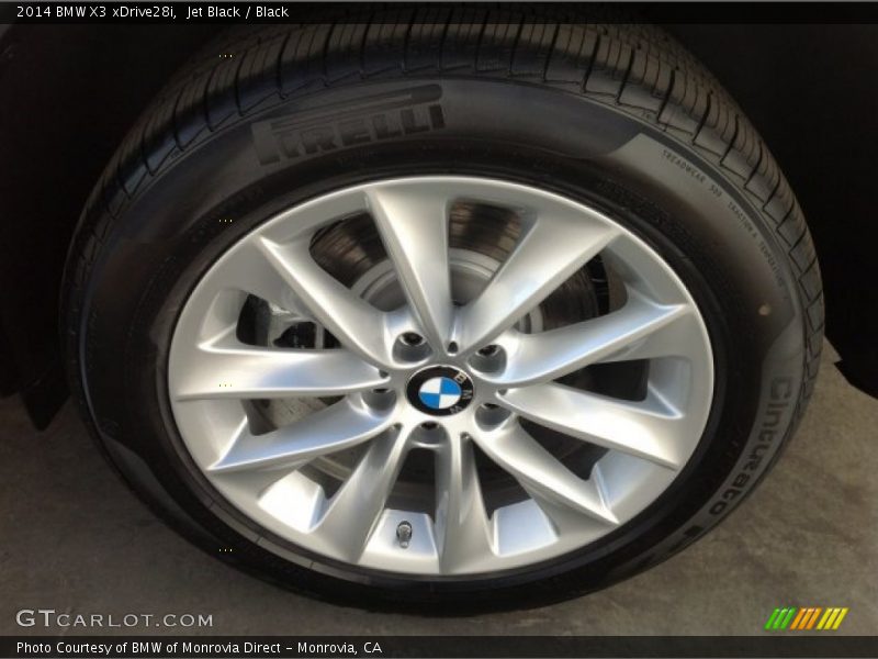 Jet Black / Black 2014 BMW X3 xDrive28i