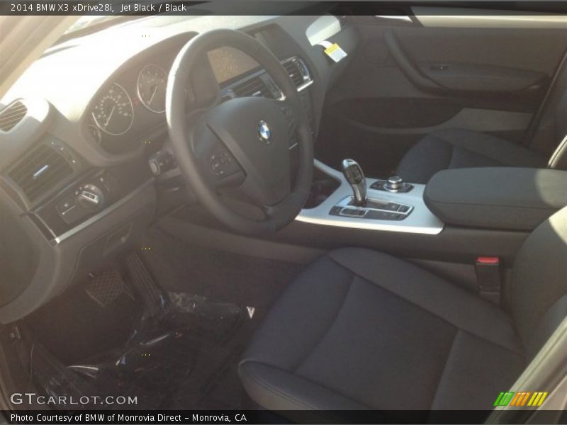 Jet Black / Black 2014 BMW X3 xDrive28i