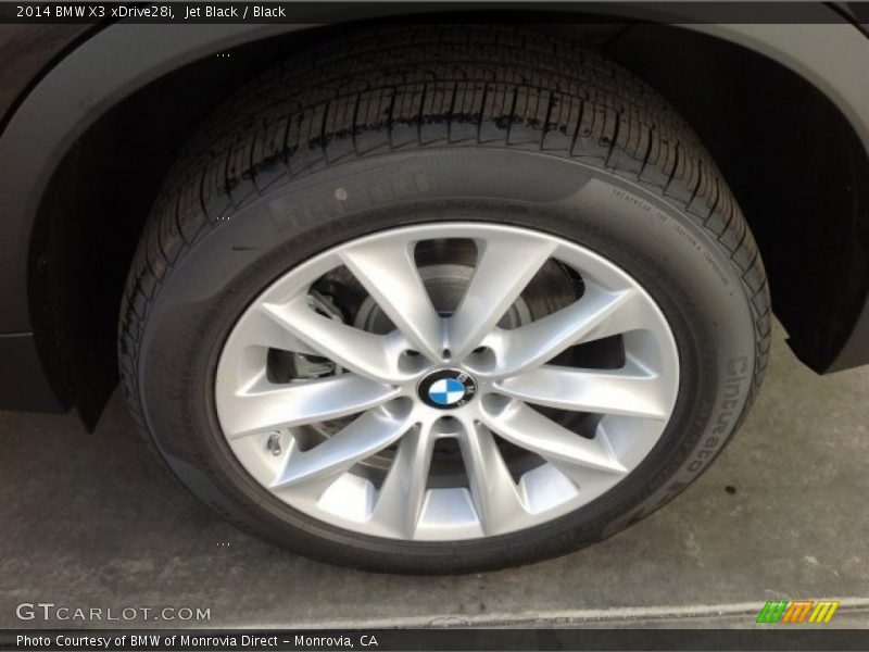 Jet Black / Black 2014 BMW X3 xDrive28i
