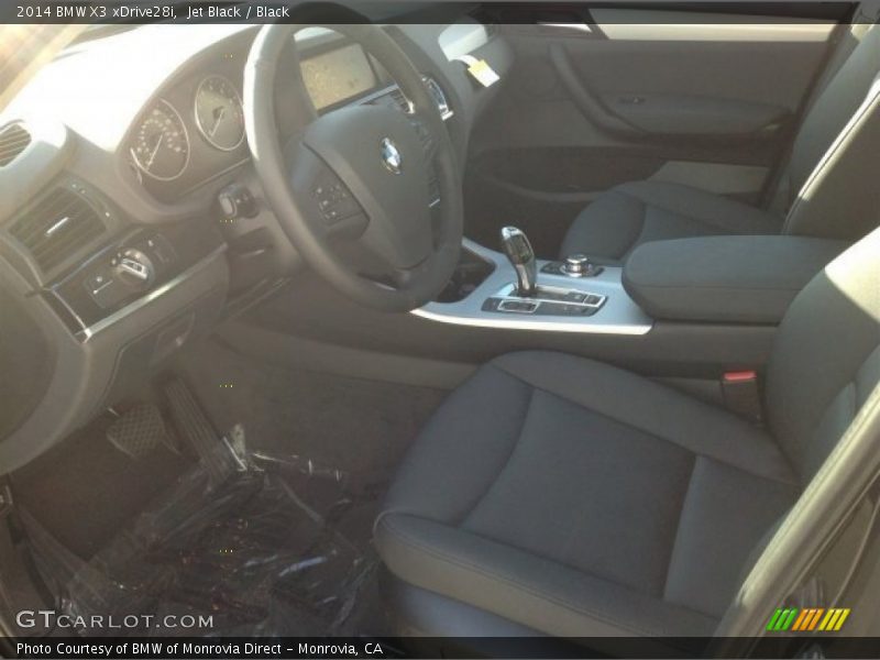 Jet Black / Black 2014 BMW X3 xDrive28i