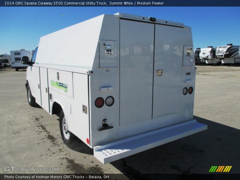 Summit White / Medium Pewter 2014 GMC Savana Cutaway 3500 Commercial Utility Truck