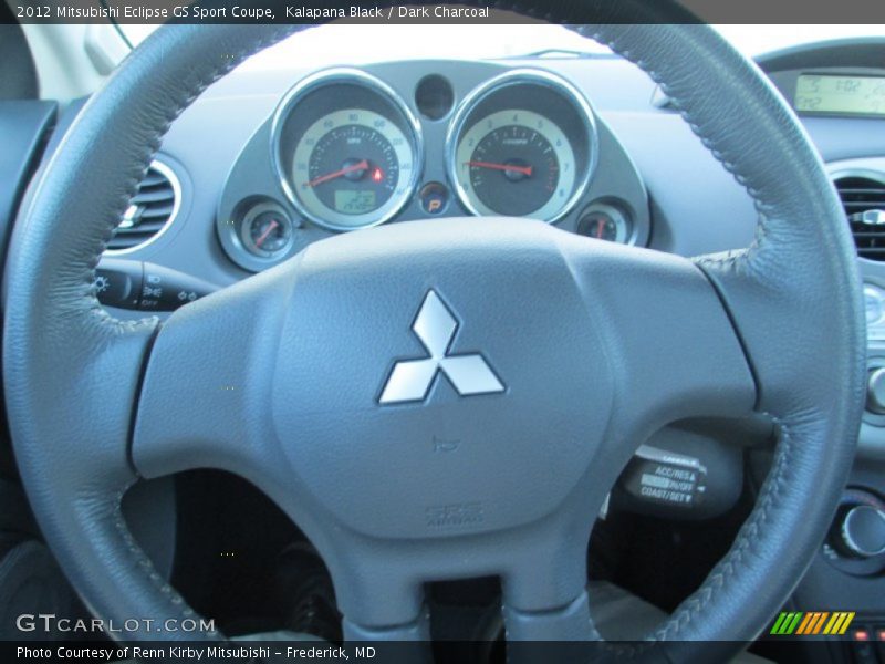 Kalapana Black / Dark Charcoal 2012 Mitsubishi Eclipse GS Sport Coupe