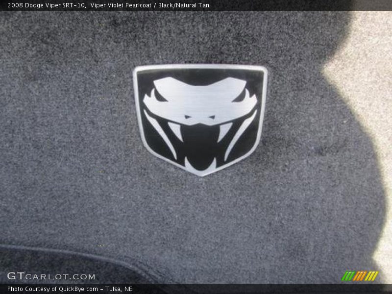Viper Violet Pearlcoat / Black/Natural Tan 2008 Dodge Viper SRT-10