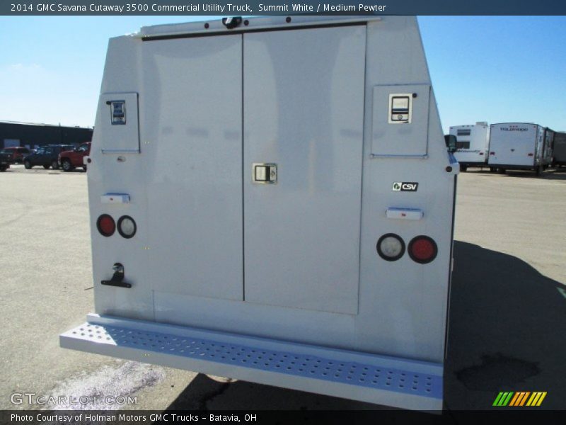 Summit White / Medium Pewter 2014 GMC Savana Cutaway 3500 Commercial Utility Truck