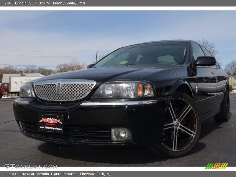 Black / Shale/Dove 2005 Lincoln LS V6 Luxury
