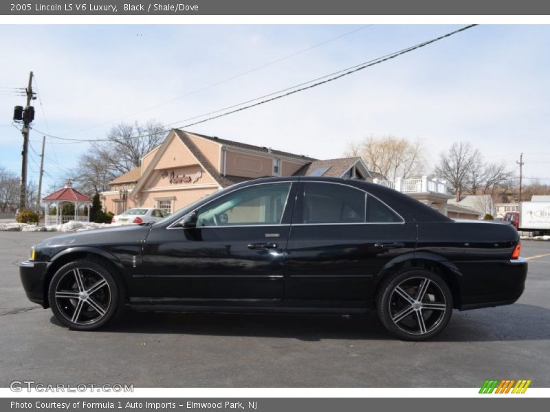Black / Shale/Dove 2005 Lincoln LS V6 Luxury